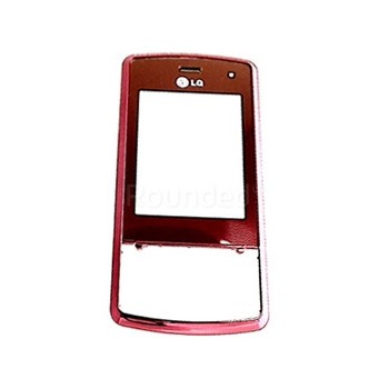 LG KF510 Frontcover Decoration Rose Red incl. Display Sticla foto