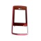LG KF510 Frontcover Decoration Rose Red incl. Display Sticla