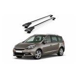 Bare portbagaj transversale auto aluminiu compatibile Renault Grand Scenic (Mk3) MPV 2009-2016 92-92 cm Cod: KL5