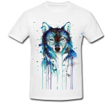 Cumpara ieftin Tricou &quot; Colored wolf drawing &quot;