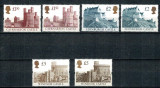 Marea Britanie 1992 - Uzuale, castele, Mi1397I-II,1398I-II,1399I