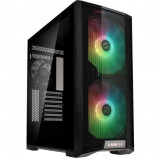 Carcasa LANCOOL 215, Tempered Glass, Mid-Tower, fara sursa, ARGB, Black, Lian Li