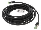 Patch cord S/FTP Cat 8.1 LSZH Negru 5m, Goobay