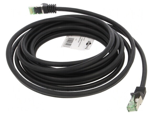 Patch cord S/FTP Cat 8.1 LSZH Negru 5m