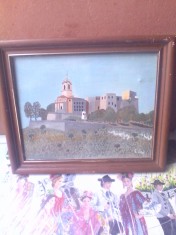 Tablou vechi Pictura pe panza semnat de autor