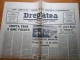 Dreptatea 23 mai 1990-ion ratiu despre frauda electorala,abuzurile electorale