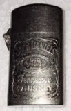 Bricheta JACK DANIEL&#039;S Tennessee Whiskey Metal Alb, Serie, Benzina (fara), 35x60x15mm, 60g, Colectie, Cadou