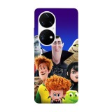 Husa compatibila cu Huawei Nova Y70 model Hotel Transylvania, Silicon, TPU, Viceversa, Transparent, Carcasa