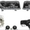 Set faruri tuning VW Passat Sedan+Combi (B4 (3A)) 10.1993-10.1996 BestAutoVest partea Dreapta+Stanga daytime running light, tip bec H1+H1, negru-tran