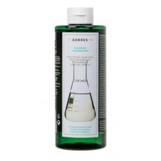 Șampoane Korres Cystine &amp; Minerals &icirc;mpotriva căderii părului pentru păr fragil, &Alpha;&nu;&tau;&iota;-&Theta;&rho;&alpha;ύ&sigma;&eta; 400ml PENTRU BĂRBAȚI