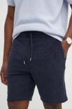 Gant pantaloni scurti barbati, culoarea albastru marin