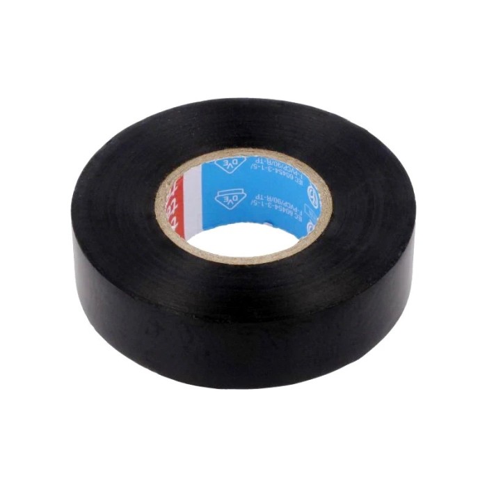 Banda izolatoare Tesa 20m 19x0.15mm neagra