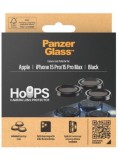 Panzerglass Hoops Camera Lens Protector Iphone 15 Pro - 15 Pro Max - Black Metal