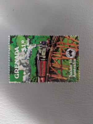 grenada - Timbre trenuri, locomotive, cai ferate, nestampilate MNH foto