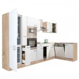 Mobilier Bucatarie Colț Leziter Yorki 370 Modular PAL Melaminat Stejar Sonoma Fara Blat