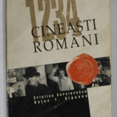 1234 CINEASTI ROMANI . GHID BIO-FILMOGRAFIC de CRISTINA CORCIOVESCU , BUJOR T. RIPEANU , 1996 , PREZINTA URME DE UZURA