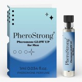 Mostra parfum cu feromoni PHEROSTRONG Pheromone Glow Up Men, pentru bărbați, cu note de bergamotă, floare de portocal, mosc, 1 ml