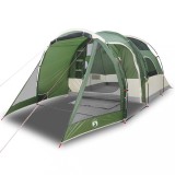 Cumpara ieftin Cort de camping tunel pentru 4 persoane, verde, impermeabil