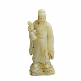 Statueta feng shui din jad fu lu shou 21cm, Stonemania Bijou