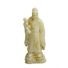 Statueta feng shui din jad fu lu shou 21cm