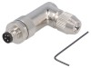 Conector M8 Tată 90&deg; Ecranat, TE Connectivity