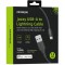 Innostyle Jazzy Jazzy Usb Lightning Mfi Cablu De &Icirc;ncărcare Rapidă Pentru Iphone Kevlar 2M Negru