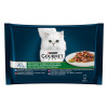 Gourmet Perle hrană la plic pentru pisici, felii mini cu legume &icirc;n sos 4 x 85 g