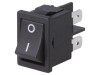 Comutator Rocker DPST Negru OFF-ON 16A 250V