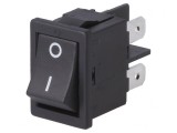 Comutator Rocker DPST Negru OFF-ON 16A 250V