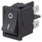 Comutator Rocker DPST Negru OFF-ON 16A 250V
