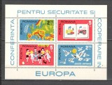 Romania.1975 Conferinta ptr. securitate si cooperare-Bl. YR.596, Nestampilat
