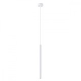 Lampă Suspendată Arche Alb Oțel 1 Bec Tub Modern De Interior