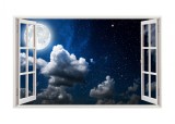 Cumpara ieftin Autocolant decorativ, Fereastra, Planete, Multicolor, 83 cm, 136ST, Oem