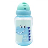 Cana Antrenament, Honey Baby, Dinozaur, Plastic, Bleu, Capacitate 340ml, 0% BPA