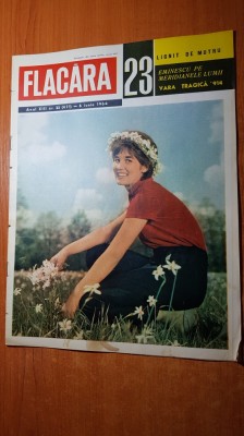 flacara 6 iunie 1964-articolul &amp;quot;lihnit de motru&amp;quot; si despre mihai eminescu foto