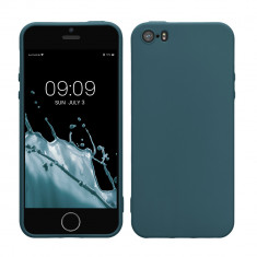 Husa pentru Apple iPhone 5 / iPhone 5s / iPhone SE, Silicon, Albastru, 33098.78