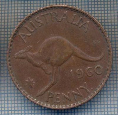 AX 913 MONEDA- AUSTRALIA - 1 PENNY -ANUL 1960 -STAREA CARE SE VEDE foto