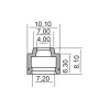 Semering Supapa Xcenter 125 MBS - Piese Moto, Bloc Motor, Supape