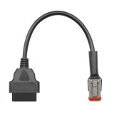 Cumpara ieftin Cablu Adaptor De Diagnosticare Techstar&reg; OBD2 Cu 6 Pini La 16 Pini Pentru Motociclete Harley Davidson