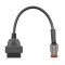 Cablu Adaptor De Diagnosticare Techstar? OBD2 Cu 6 Pini La 16 Pini Pentru Motociclete Harley Davidson