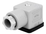 Conector cu Valvă Mufă Format A 18mm Mamă 3 PIN pe Cablu