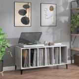 Cumpara ieftin Dulap pentru discuri gri beton, 100x38x48 cm, lemn prelucrat