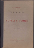 HST 43SP Caragiale Opere I Nuvele si schite 1930 Zarifopol