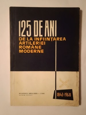 125 de ani de la &amp;icirc;nființarea artileriei rom&amp;acirc;ne moderne (1843-1968) foto