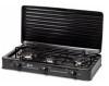 Plita pe Gaz LDK ELS6607, 3 Arzatoare, Emailata, Neagra, Butelie, Capac Metalic, 60x30cm
