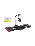 Suport biciclete Menabo Orbit 2 pentru 2 biciclete, cu chingi si lumini LED, prindere pe carligul de remorcare