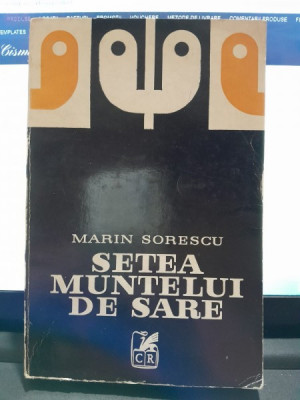 Setea muntelui de sare - Marin Sorescu cu dedicatia autorului foto