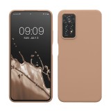 Husa kwmobile pentru Xiaomi Redmi Note 11 Pro/Redmi Note 11 Pro 5G/Redmi Note 12 Pro , Silicon, Maro, 57373.246, Carcasa