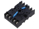 Stativ PIN 8 pentru şină DIN - Accesorii relee 10&divide;55&deg;C