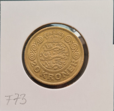 Danemarca 20 kroner coroane 1994 foto